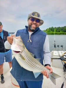 Lake Greenwood Striper fishing