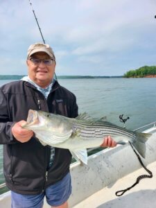Lake Greenwood Striper fishing