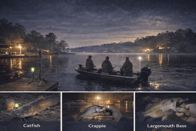Fish Are Commonly Caught at Night