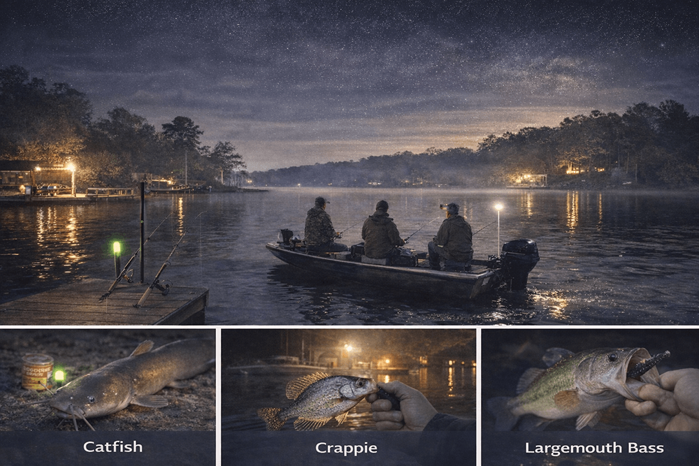 Fish Are Commonly Caught at Night