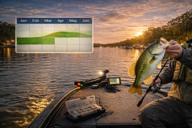 Lake Greenwood Largemouth Bass Fishing