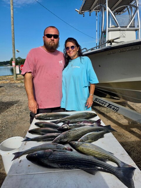 Lake Greenwood Striper Fishing