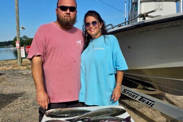 Lake Greenwood Striper Fishing
